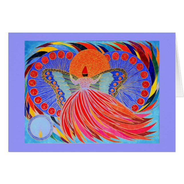 Det dröm- symbolet hälsningskort (Framsidan Horizontal)