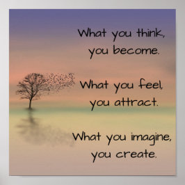 "Det du tänka blir.." Poster