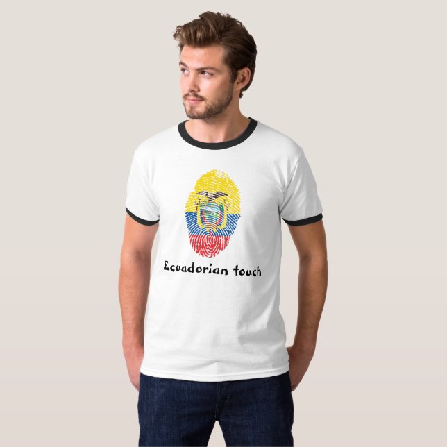 Det ecuadorianska handlag identifierar med t shirt (Hel framsida)