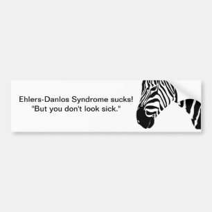 Det Ehlers-Danlos syndromet suger! Bildekal