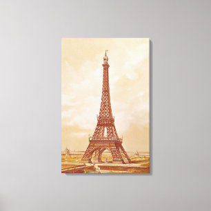 Det Eiffel torn, 1889 Canvastryck