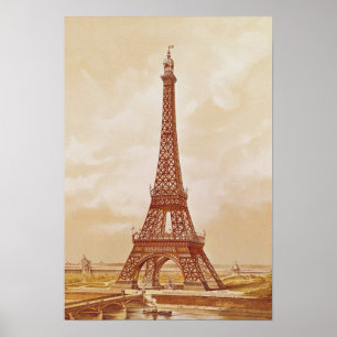 Det Eiffel torn, 1889 Poster
