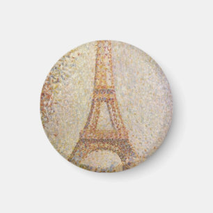 Det Eiffel torn av Georges Seurat Magnet