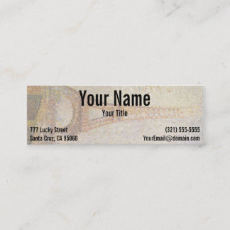 Det Eiffel torn av Georges Seurat Mini Visitkort