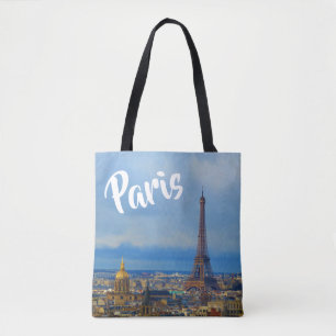Det Eiffel torn i Paris - hänga lös Tygkasse