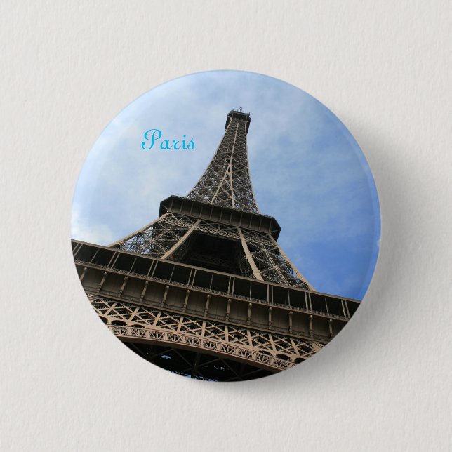 Det Eiffel torn knäppas Knapp (Framsida)
