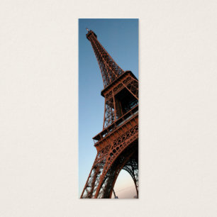 Det Eiffel torn profilerar kortet Litet Visitkort