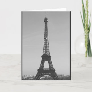 Det Eiffel torn tackar dig att card Tack Kort