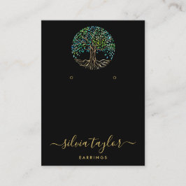 Det ekologiska Affärskortet livets träd Andlig Trä Visitkort