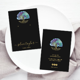 Det ekologiska Affärskortet livets träd Andlig Trä Visitkort
