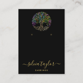 Det ekologiska Affärskortet livets träd Andlig Trä Visitkort