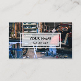 Det eleganta fotoet överdrar den | bilmekanikern visitkort