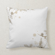 Det eleganta granträd förgrena sig dekorativ kudde