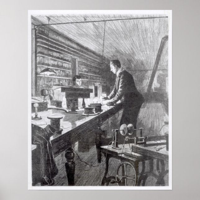 Det elektriska ljuset poster (Framsidan)