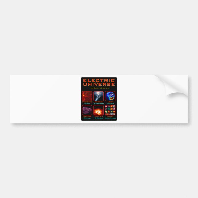 Det elektriska universum bildekal (Framsidan)