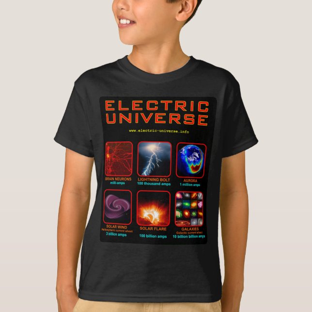 Det elektriska universum tee (Framsida)