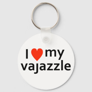 Det enda är långt den Essex Vajazzle nyckelringe Nyckelring
