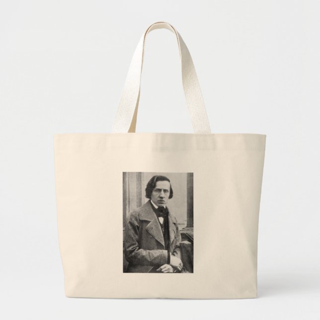Det enda bekant fotograferar av Frederic Chopin Jumbo Tygkasse (Framsidan)