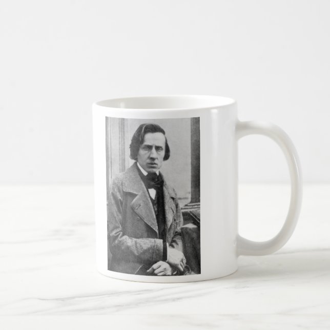 Det enda bekant fotograferar av Frederic Chopin Kaffemugg (Höger)
