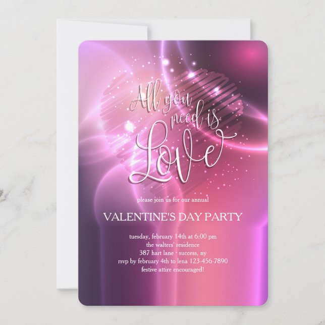 Det enda du behöver är inbjudan till Kärlek. (Framsida)