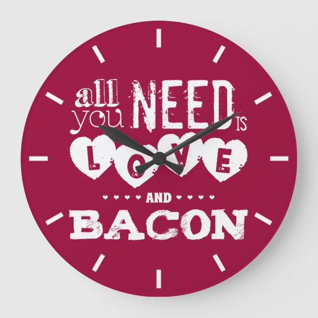Det enda du behöver är Kärlek och Bacon Stor Klocka (Framsida)