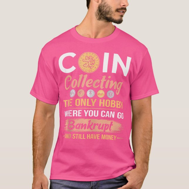 Det enda hobbyfunna numismatikkoninet som samlar i t shirt (Framsida)