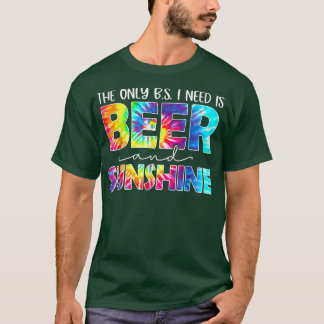 Det enda jag behöver är Öl & Sunshine Funny Summe T Shirt