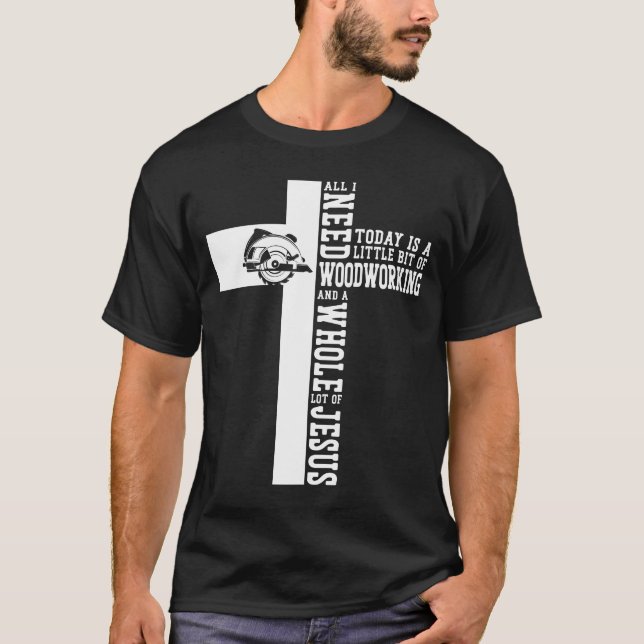 Det enda jag behöver i dag är att ta en liten bit. t shirt (Framsida)