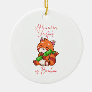 Det enda jag vill ha i jul är Bamboo Julgransprydnad Keramik