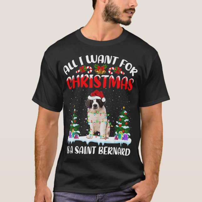 Det enda jag vill ha i julklapp är en fågel t shirt (Framsida)