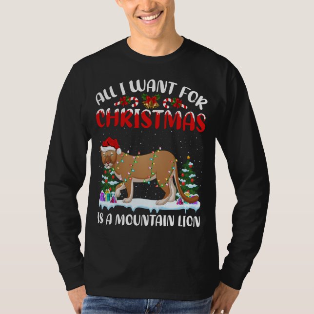 Det enda jag vill ha i julklapp är en Moun T Shirt (Framsida)