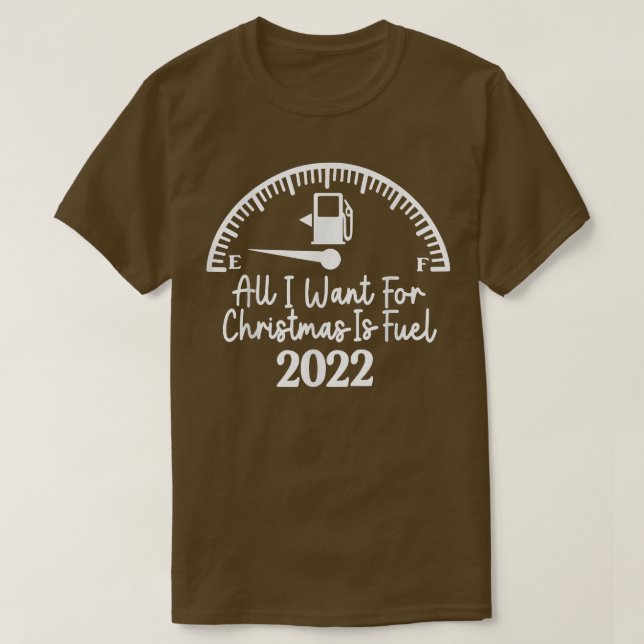 Det enda jag vill ha till jul är Fuel 2022 Kristus T Shirt (Design framsida)