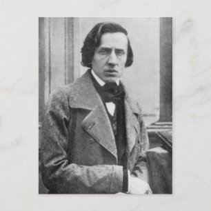 Det enda kända fotot av Frederic Chopin Vykort