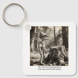Det enda kända fotot på Pinocchio och hans mamma Nyckelring