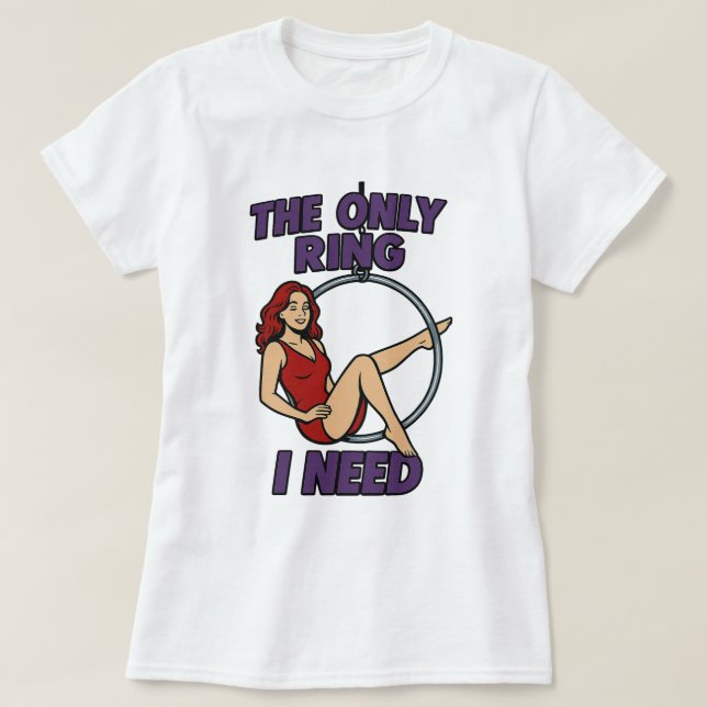 Det enda Ring I behöver flyget Lyra T Shirt (Design framsida)