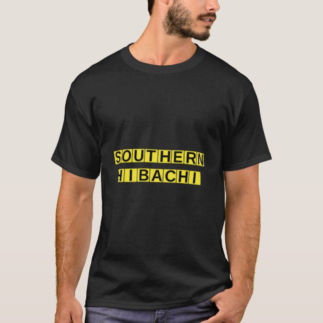 Det enda sydliga Hibachi Clever Waffle Joke T Shirt (Framsida)