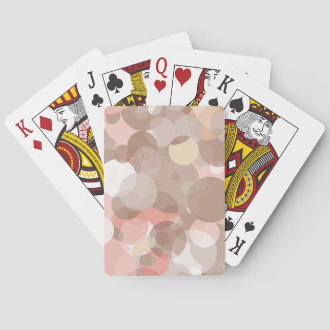 Det enkla mönster - cirklar kortlek (Baksidan)