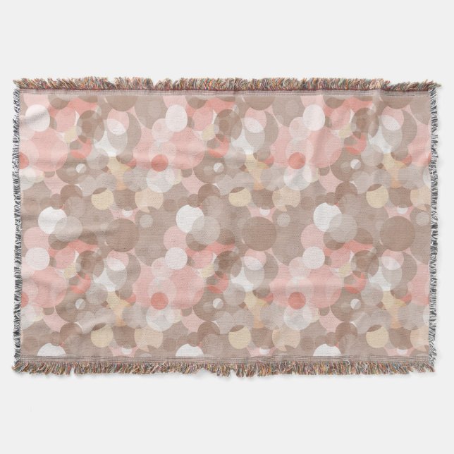 Det enkla mönster - cirklar mysfilt (Framsidan)