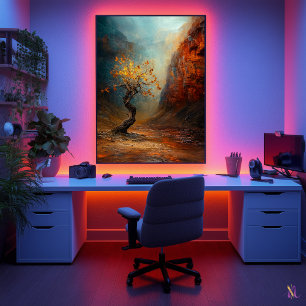 Det Ensamma Överlevande Trädet - Majestätiskt Kanj Poster