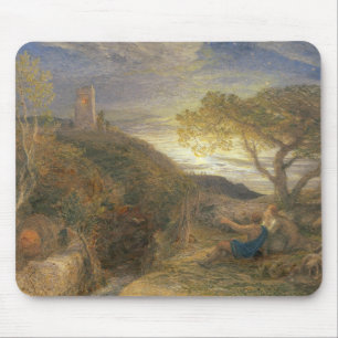 Det ensamma torn, 1868 (w/c & bodycolour och gummi musmatta