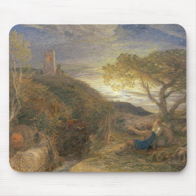 Det ensamma torn, 1868 (w/c & bodycolour och gummi musmatta (Framsidan)