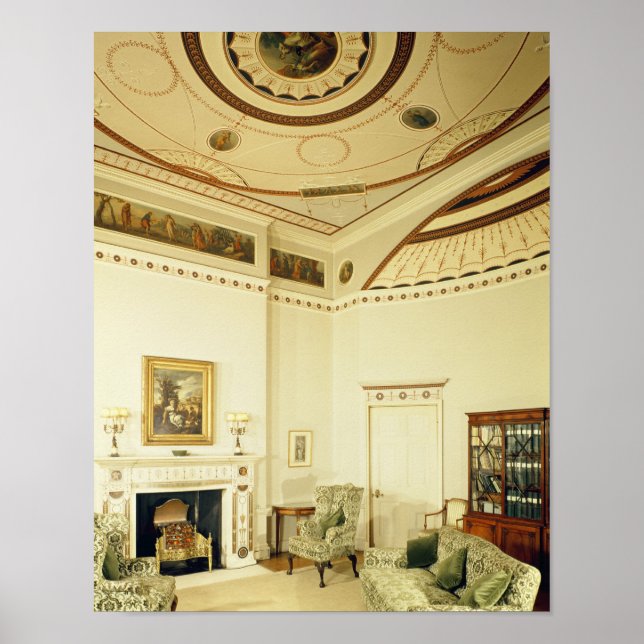 Det Etruscan-rum designat av Robert Adam Poster (Framsidan)