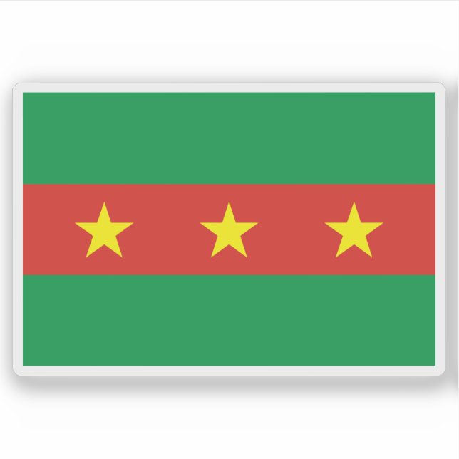 Det europeiska folkets flagga, Ghana Klistermärken (Framsida)