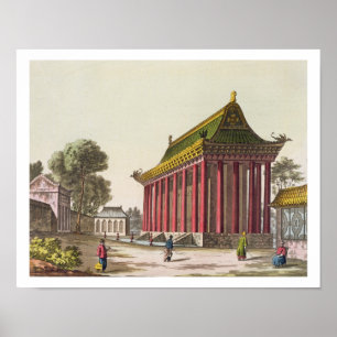 Det europeiska palatset vid Yuen-Ming-Yuan, illust Poster