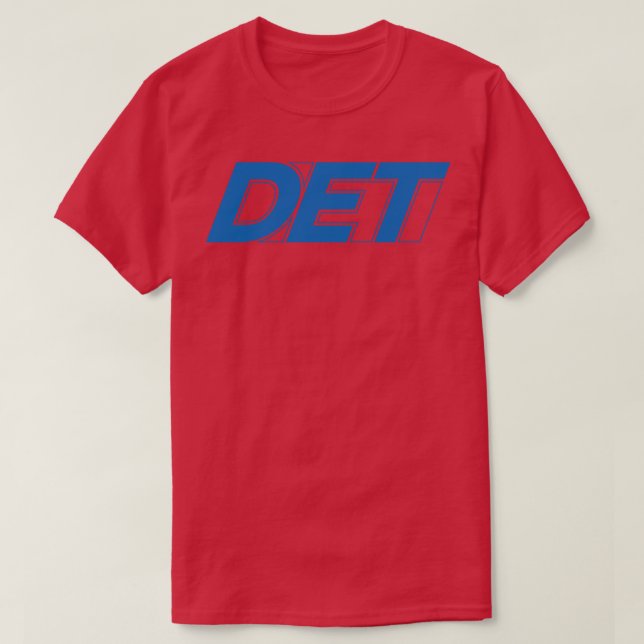 DET EXPRESS Blue T Shirt (Design framsida)