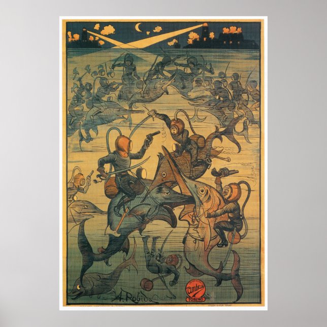 Det extraordinära Äventyren Saturino Farandol Poster (Framsidan)