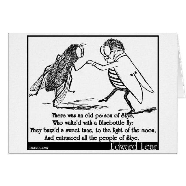 Det fanns en åldring av Skye Hälsningskort (Framsidan Horizontal)