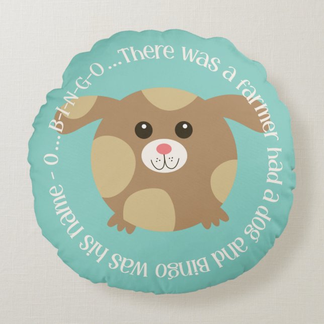 Det fanns en jordbrukare som hade en runda i Hund Rund Kudde (Framsidan)