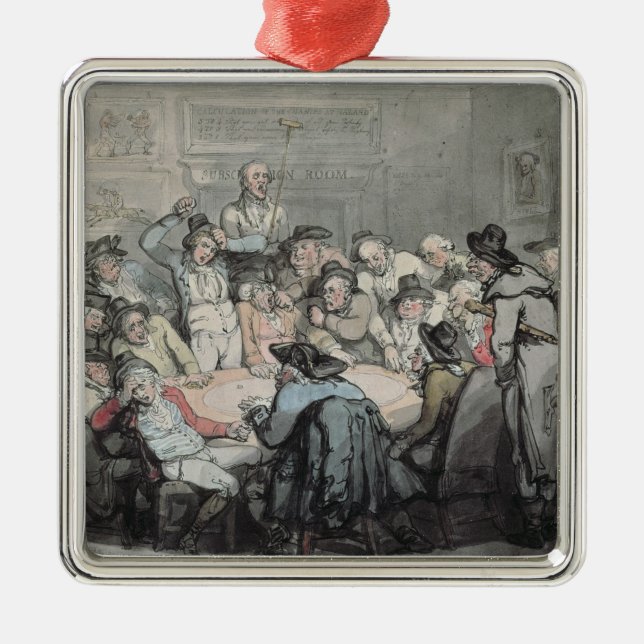 Det faraa rummet julgransprydnad metall (Framsidan)