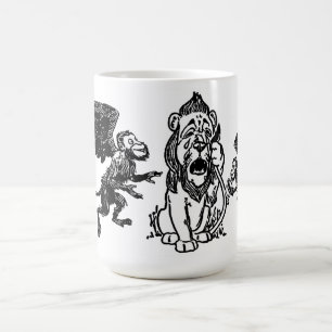 Det fega lejona bevingada flyget härmar Wizard of Kaffemugg